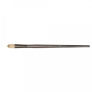 Zen™ White Bristle Filbert Brush (Long Handle)