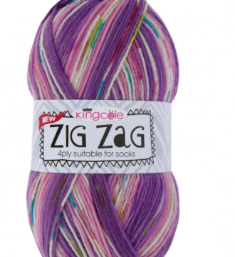 King Cole Zig Zag Sock Yarn