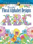 Beautiful Floral Alphabet Design