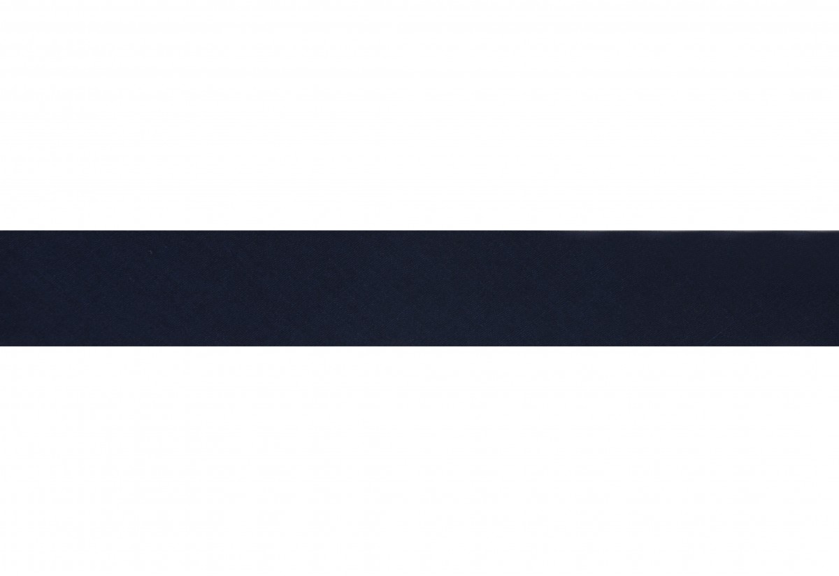 Trim: Bias Binding: Polycotton: 2.5m x 50mm: Navy