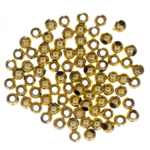 Gold Plated Beads 3mm