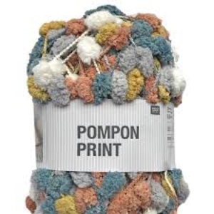 Rico Pompon Print Yarn