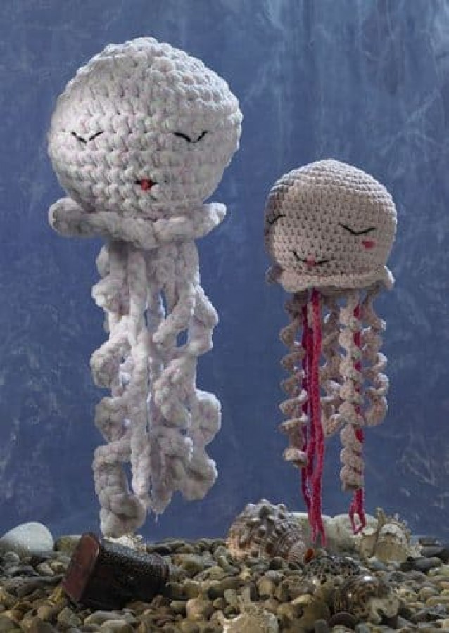 James C Brett Crochet Pattern JB938 Jasmine & Joy Jellyfish
