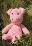 James C Brett Crochet Pattern JB937 Petunia Pig