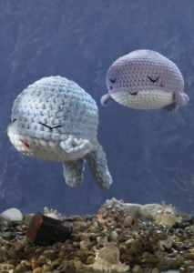 James C Brett Crochet Pattern JB939 Wendi & Willow Whale