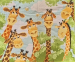 Fabric Panel Giraffe - Large