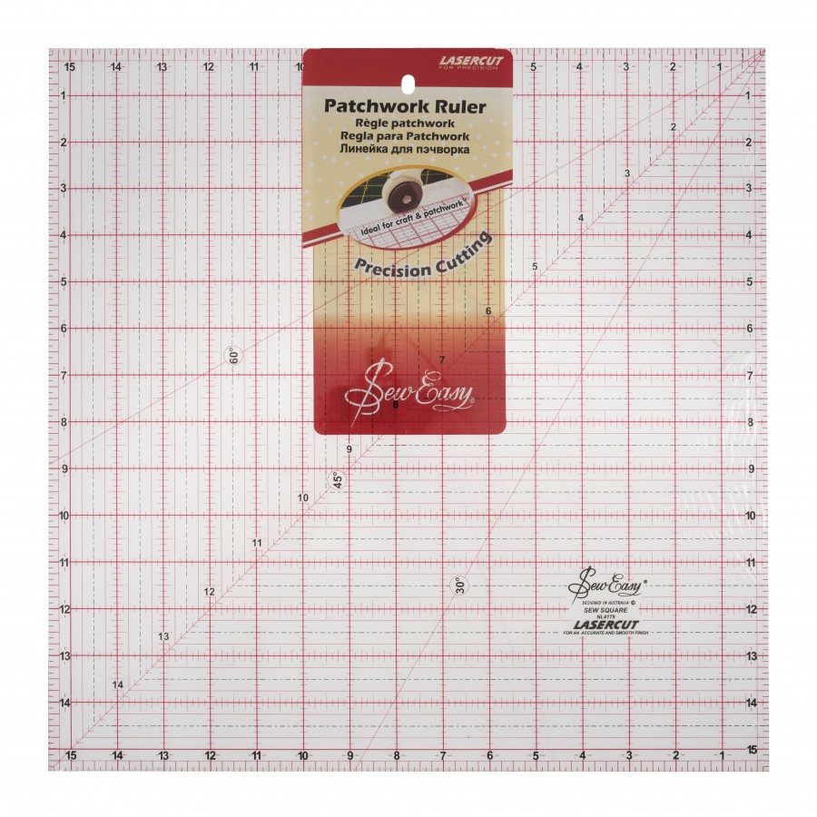 Patchwork Ruler 15.5" x 15.5"