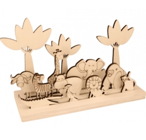 Artemio Wooden Safari Landscape