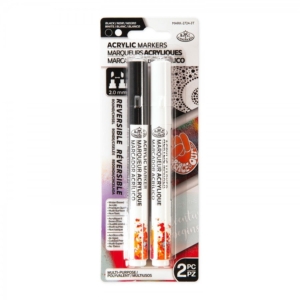 Royal & Langnickel Reversiblke Acrylic Markers 2 Pack