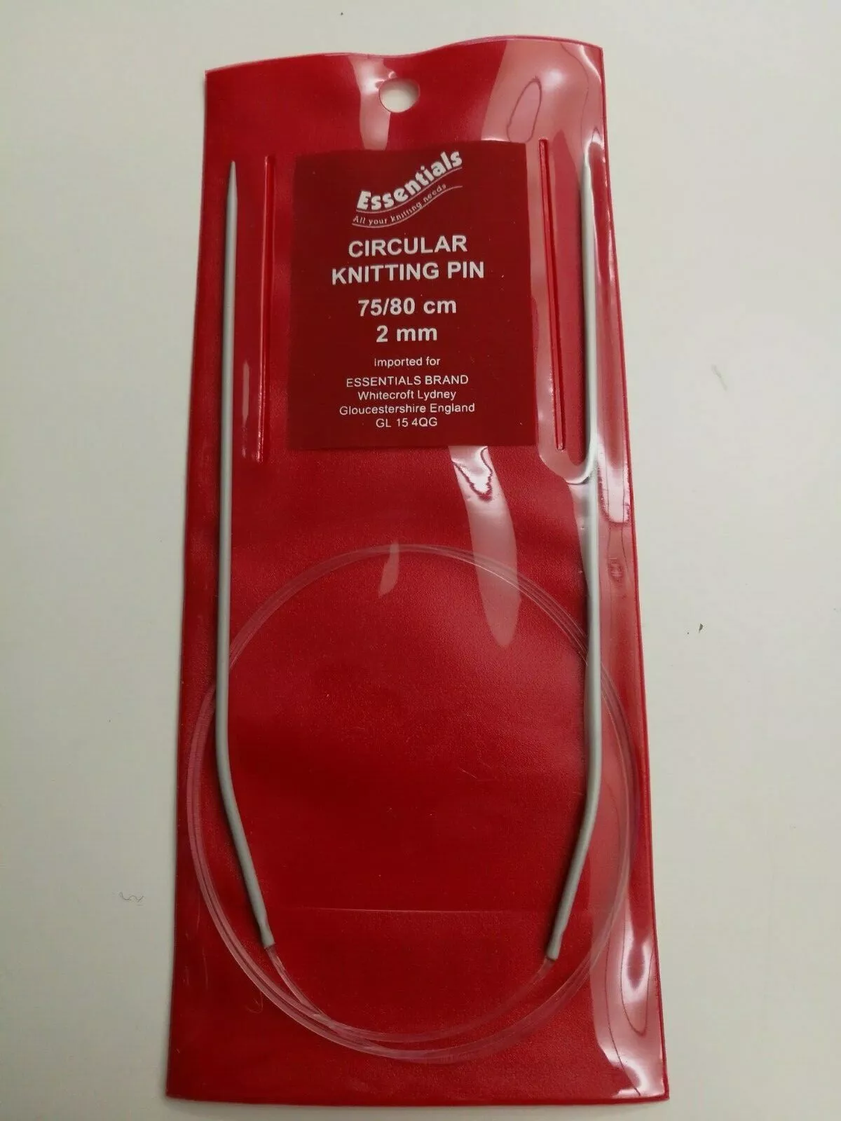 Essentials Circular Knitting Needle 80cm x 2mm