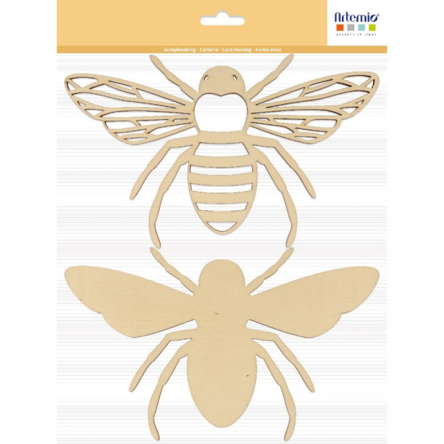 Artemio Wooden Bee Silhouette