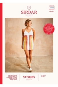 Sirdar Crochet Dress Pattern 10744 Using Stories DK