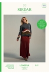 Sirdar Loveful 100% Recycled DK Yarn Sweater Pattern 10766