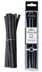 Coates willow charcoal sticks 12. Assorted Diameters