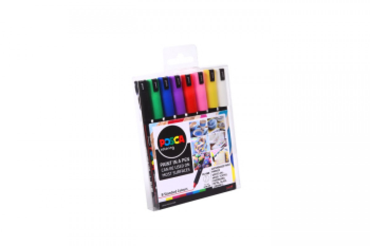 Posca Starter Ultra Fine Tip 8 Pack