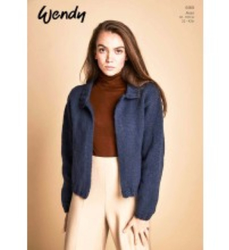 Wendy Wool Knitting Pattern 6165 - Jacket