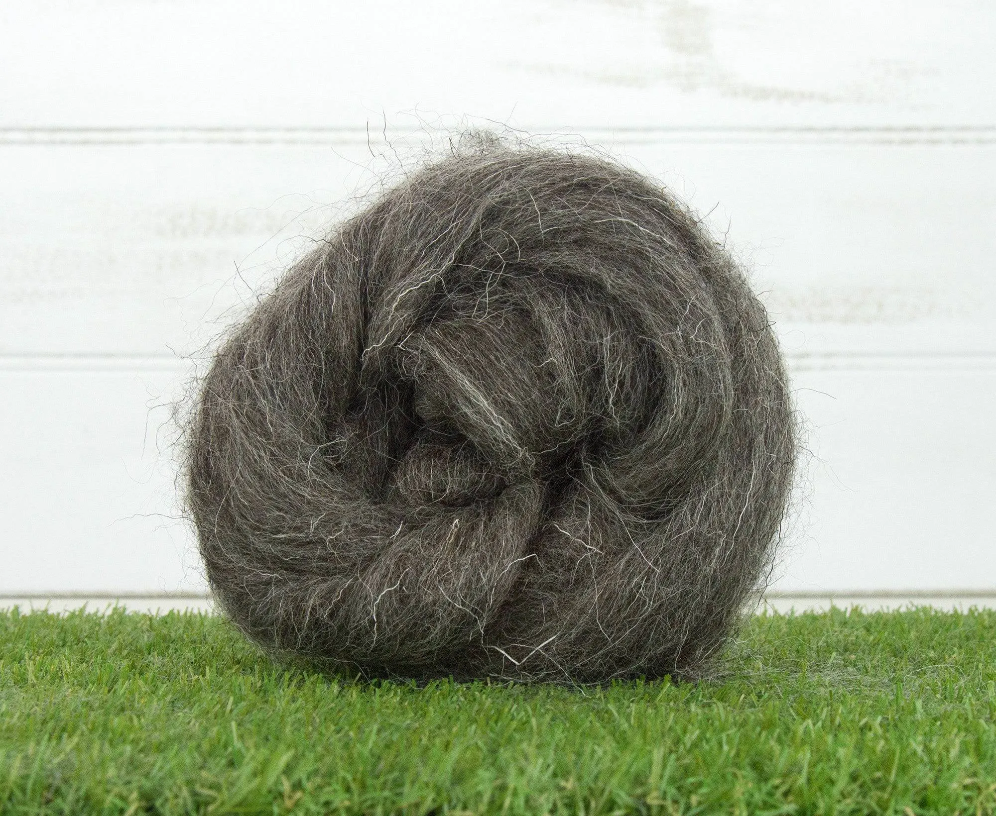 Needle Felting Natural Herwick Dark Grey Fleece 50g
