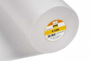 Pelmet Interlining: Firm: Iron-On: 30m x 45cm: White