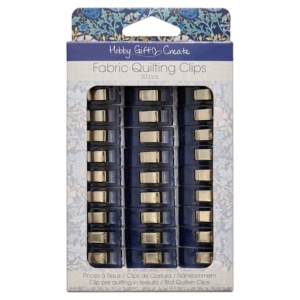 Fabric Quilting Clips - 30pk