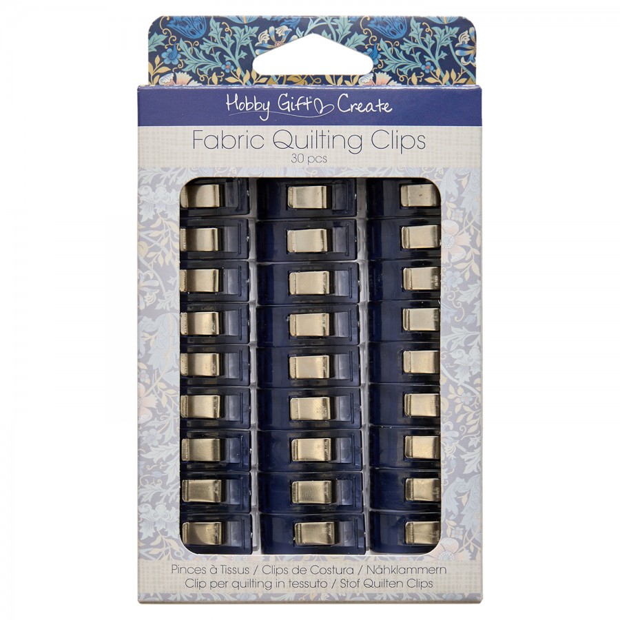 Fabric Quilting Clips - 30pk