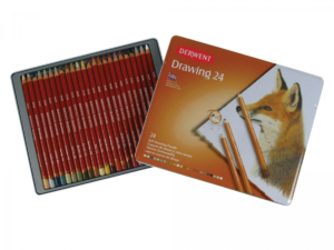 Derwent Drawing Pencils Tin of 24