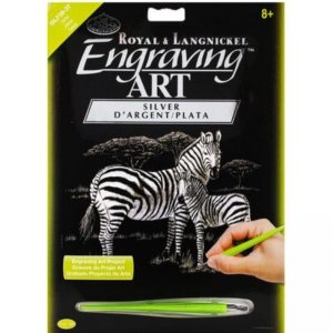 Royal & Langnickel Engraving Art Zebras