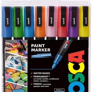 Posca Sparkling Colours Set Pk 8