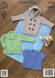 King Cole Pattern 3724