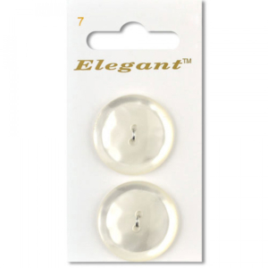 Sirdar Elegant Buttons - White 28mm