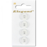Sirdar Elegant Buttons - Crystal 16mm