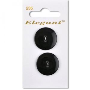 Sirdar Elegant Buttons - Black 22mm