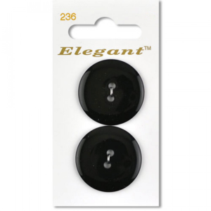 Sirdar Elegant Buttons - Black 28mm