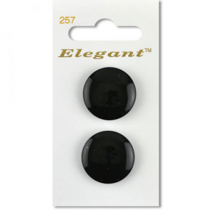 Sirdar Elegant Buttons - Black 22mm