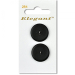 Sirdar Elegant Buttons - Black 22mm
