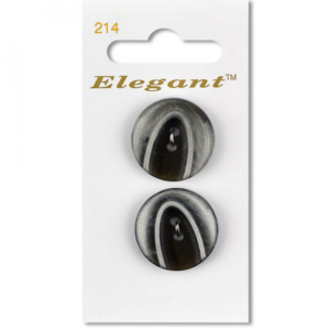 Sirdar Elegant Buttons - Grey 22mm