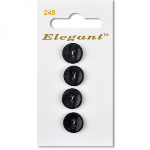 Sirdar Elegant Buttons - Black 12mm
