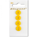Sirdar Elegant Buttons - Yellow 12mm