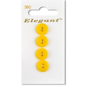 Sirdar Elegant Buttons - Yellow 12mm