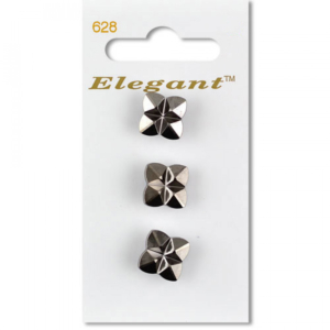 Sirdar Elegant Buttons - Silver Shank 12mm