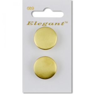 Sirdar Elegant Buttons - Satin Gold 22mm