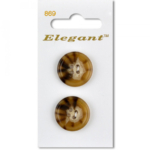 Sirdar Elegant Buttons - Tan 22mm