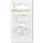 Sirdar Elegant Buttons - Crystal 22mm
