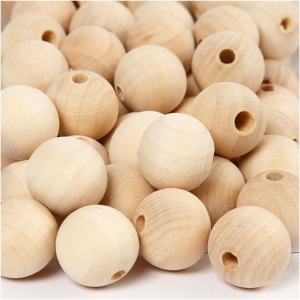 Wooden Natural Bead With Hole
