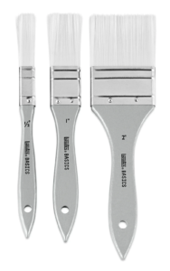 Liquitex Basics Synthetic Acrylic 3Pc Brush Set