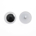 Toy Eyes: Sew-On Googly: 20mm: Black