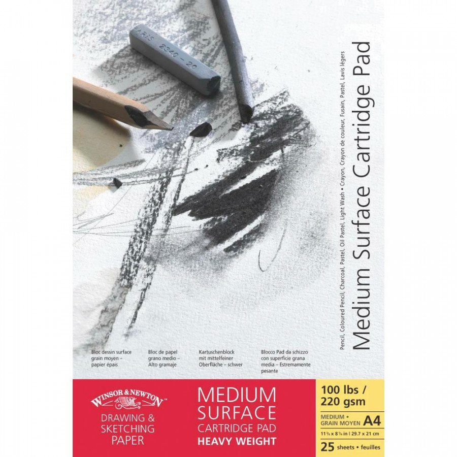 Winsor & Newton Medium Surface Cartridge Pad 220gsm - A5