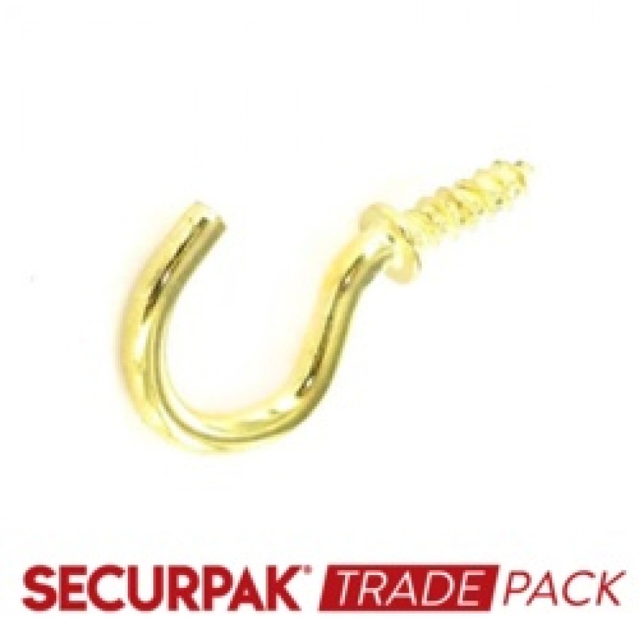 Cup Hook 38mm Brass Plated
