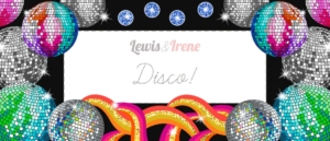 Lewis & Irene Multi Disco  SOLD BY THE METRE