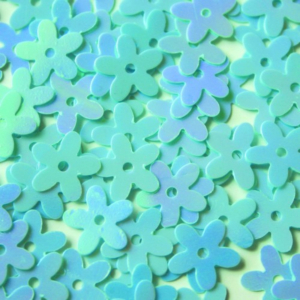 Paper Cellar Embellishments - Blue Flower Sequins