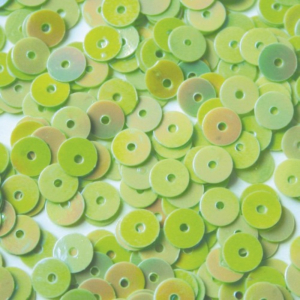 Paper Cellar Embellishments - Green Round Sequins